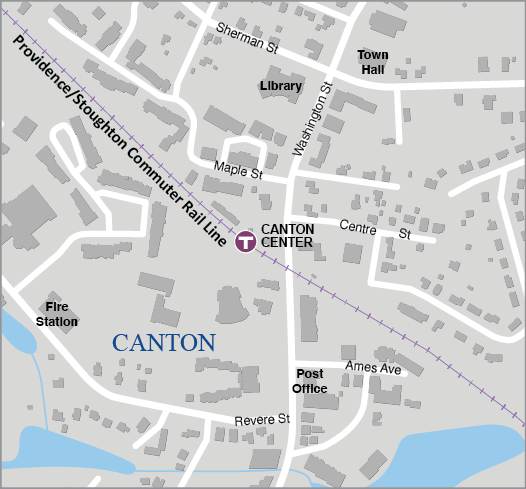 CANTON: CENTER BICYCLE RACKS AND LANES CANTON: CENTER BICYCLE RACKS AND LANES
